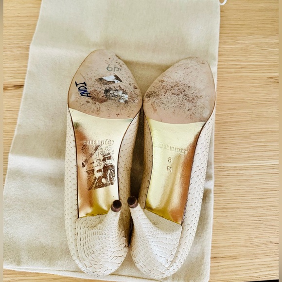 Vintage Michael Kors nude python heels - Picture 8 of 13
